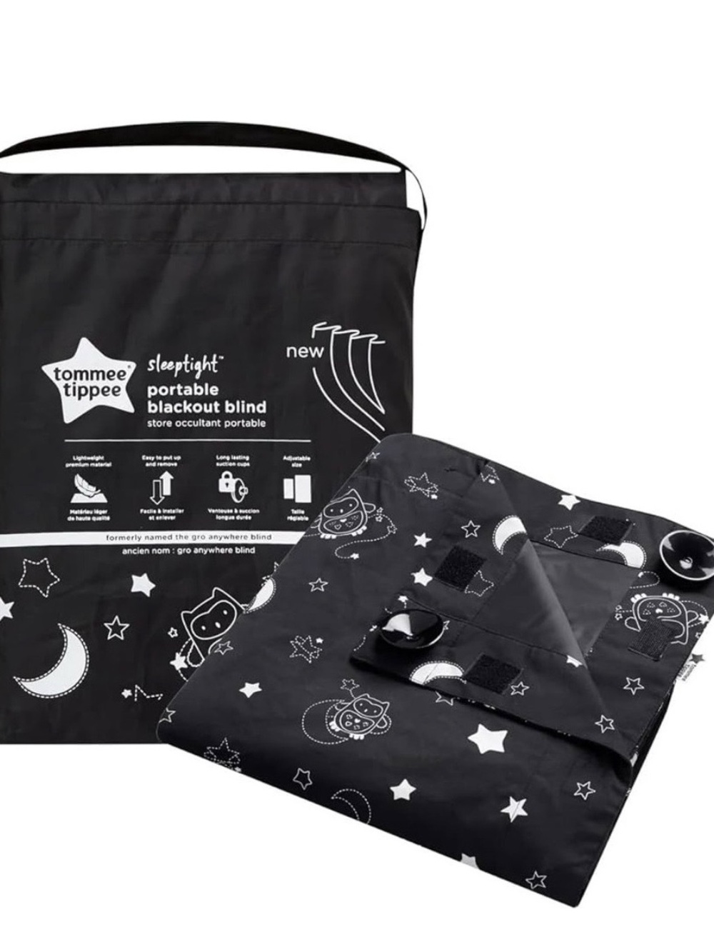 Tommee Tippee Sleeptight Portable Blackout Blind - Black - Picture 9 of 9
